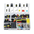 Miniatyrbilde 1 av 5: 240 stk 1-6 Pin Bil Elektriske Kontakter Ledningsblokk Klemme Terminal Kabel Hid Terminal For Scooter T