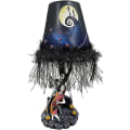 Miniatyrbillede 1 af 5: Mareridt Før Jul Bordlampe, Lys Op Led Månelys Bord Med Figur Tassel Harpiks Håndlavet Model Legetøj Skrivebords Dekoration