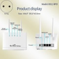 Pikkukuva 2 / 5: 2024 R311pro Langaton reititin - 4g/5g Wifi, 300mbps, SIM-kortti, EU-pistoke