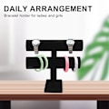 Miniatyrbild 3 av 5: 2-vånings armband armband displayhållare T-bar stativ svart