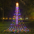 Miniatyrbillede 1 af 5: Juletræslygter 350 LED Julepynt Lysstreng Udendørs Vandfald LED Lysstreng Vandtætte Julelys til Have Bryllup