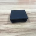 Miniatyrbillede 1 af 5: 50mm firkantet plastprop rørstolpe endehætte stol glide 10stk sort plast firkantede propper Z16911