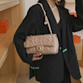 Miniatyrbillede 5 af 5: Enkelt skulder crossbody kæde taske camellia dametaske sort White