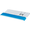 Miniatyrbillede 1 af 5: Ergo Wow justerbar tastatur håndledsstøtte, to højdeindstillinger, blå/hvid, 65230036