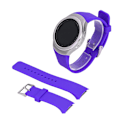 Miniatyrbillede 4 af 5: Urrem til Gear S2 -720 Blød Silikon Gear S2 -r720 Udskiftningsrem Sort
