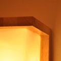 Miniatyrbillede 5 af 5: Vintage Væghængt Lampe Industriel Væghængt Lampe Træ Kunst