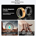 Miniatyrbilde 3 av 5: Smart Ring for HUAWEI/XIAOMI/SAMSUNG Titanium Steel Case Health Monitoring 3ATM Waterproof 100+ Sports Modes Smartring for Men Women black10