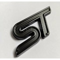 Miniatyrbillede 1 af 2: Mat Sort St Badge 3D Metal Emblem Til Ford Fiesta Focus St-line X Edition Bil
