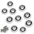 Miniatyrbilde 1 av 5: Set med 8 erstatningshjul for dusjdør med 19 mm diameter