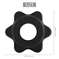 Miniatyrbillede 4 af 5: 2 Par Dumbbell Hex Nødder, Dumbbell Stang Nødder, Spinlock Klemmer Til Vægtstænger Træning Sport