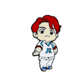 Miniatyrbild 2 av 2: 7 st Kpop Bts Brosch Nål Bts Cartoon Brosch För Kläder Ryggsäck Dekoration Present