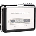 Pikkukuva 3 / 4: Stereokasettisoitin, Walkman-kasettisoitin, kannettavat kuulokkeet tietokoneelle