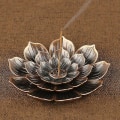 Miniatyrbillede 2 af 5: 6 Huller Legering Pind H Plade Buddhisme Spole Lotus Røgelse /