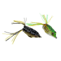 Miniatyrbillede 4 af 5: 8 Stykker Hule Frø Fiske-Lokker Bløde Overflade-Agner Med Tackleboks Til Bas, Snakehead Saltvands-Ferskvandsfiskeri