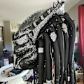 Pikkukuva 3 / 5: Predator-kypärän replika-naamio Lateksi naamio Halloween-asu Cosplay-rekvisiitta Lateksi-mxbc