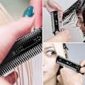 Pikkukuva 2 / 5: 3 kpl Hiusten ohennusleikkuri Trimmer Razor Comb Terillä Hiustenleikkuri Kampasetti