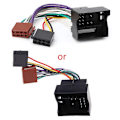 Miniatyrbillede 1 af 5: Bilradio ISO-ledning Kabel Forbindelse Adapter Til Peugeot 207 307 407