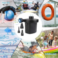 Miniatyrbillede 4 af 4: Elektrisk luft pumpe, elektrisk pumpe, luftmadras, elektrisk pumpe, luft pumpe med 3 luft dyser til infla