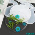 Miniatyrbild 5 av 5: Blomkruka Stativ Present Konst Resin Form Gjutning Återanvändbar Ormformad