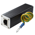 Miniatyrbillede 1 af 5: Rj45 stik Ethernet netværksoverspændingsbeskytter tordenafleder 100mhz