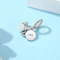 Pikkukuva 2 / 4: 925 Sterling Hopea Helmi Firefly Butterfly Chameleon Riippuva Helmi Sopii Pandora Rannekkeelle Kaulakorulle Naisille Banmo