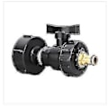 Miniatyrbillede 3 af 3: IBC-adapter, S60x6 IBC-tankfittings - Slangetilslutning med gevind til vand (s60 x 6 + ventil + 3/4\" fitting)