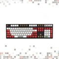 Miniatyrbillede 3 af 5: 108 PBT Keycaps DIY Retro Keycaps Spilkonsol Ducky Mekanisk Gaming Tastatur Sort Hvid