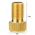 Miniatyrbillede 2 af 5: Presta til Schrader Messing Cykelventil Adapter med Tætning Ring Adapter Konverter, 3 stk.