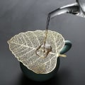 Miniatyrbild 1 av 5: Teebladsfilter Metall Teebladsfilter Rostfritt Stål Teebladsfilter (Lönn och Bodhi-blad) (guld bodhi)