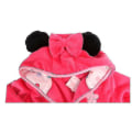Miniatyrbild 4 av 4: Barnens Hooded Badrock Mickey Minnie Dressing Gown Sovkläder Nattkläder Pyjamas