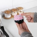 Miniatyrbillede 4 af 5: Sød Tegnefilm Gris Køkken Timer Mekaniske Timere Tællere til Madlavning Timing Tool, Køkken Timer Mini Timer 55 Minutter Nedtælling Nem at bruge (Pink)