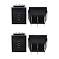 Miniatyrbild 1 av 5: 4 st 6-stifts DPDT On-off-on 3-läges vippströmbrytare 15A/250V 20A/125V AC