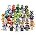 Miniatyrbillede 1 af 5: Sæt med 24 stk. Ninja minifigurer