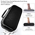 Miniatyrbilde 4 av 5: Hard Carry Case for Playstation Portal Fjernkontrollspiller, Ps Portal støtsikker og vanntett etui med innebygd stativdesign