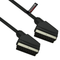 Pikkukuva 1 / 5: Suojattu Scart-kaapeli, kullattu uros-uros, Rgb 21-pin Scart-johto Av-ääni- ja videoyhteydelle televisiolle, Sky:lle, Vcr:lle, Dvd-soittimelle