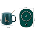 Miniatyrbilde 5 av 5: 55 Graders Konstant Temperaturkopp Kontor Hjem Kaffe Kannevarmer Smart Termostatiske Underlag Kopper og Varmeplate