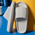 Miniatyrbilde 4 av 5: Mote Mote Dame Tøfler Sklisikre Flip Flops Lett EVA Komfortable Bad Strand Tøfler Stor Størrelse 47 48 Amarillo 47-48