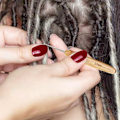 Miniatyrbild 5 av 5: 9 st Dreadlocks Virkningskrok Set, Latch Hook Dread Virkningskrokar för Hårlåsning Vävning, Interlocking Verktyg för Locs