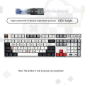 Miniatyrbillede 2 af 5: 108 PBT Keycaps DIY Retro Keycaps Spilkonsol Ducky Mekanisk Gaming Tastatur Sort Hvid