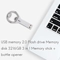 Miniatyrbilde 4 av 5: USB-minne 2.0 Flash-stasjon Minne Disk 3216gb 3 i 1 Minnepinne + Flaskeåpner