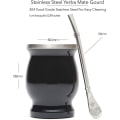 Miniatyrbilde 2 av 4: Dobbelvegget Mate-te sett Kaffe Vann Mate Tekopp Med Skje