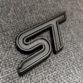 Miniatyrbillede 2 af 2: Mat Sort St Badge 3D Metal Emblem Til Ford Fiesta Focus St-line X Edition Bil