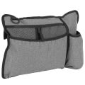 Miniatyrbillede 3 af 4: Vandafvisende Sidetaske til Rollator - Opbevaringstaske til Rollator - Organizerlomme Gray