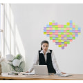 Miniatyrbillede 3 af 5: (pakke med 12) Post-it Notes 7,6x 7,6 cm, Pastelfarvede Super Sticky Sticky Notes, 100 stk./bog