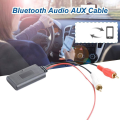 Miniatyrbilde 2 av 5: 2 stk Bil Trådløs Bluetooth-modul Musikkadapter RCA Aux Lydkabel Universal 2rca Grensesnitt Bluetooth-adapter 5-12v