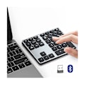 Miniatyrbillede 2 af 5: Bluetooth Nummerblok, 35 Taster Trådløst Numerisk Tastatur, Bærbart Slankt Bluetooth Numpad Til Bærbar Computer, ,