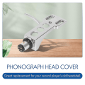 Miniatyrbilde 4 av 5: Lp Disc Record Player Phono Turntable 4-pin Alloy Med Ofc-ledninger F