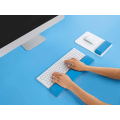Miniatyrbild 4 av 5: Ergo Wow Justerbar Handledsstöd för Tangentbord, Två Höjdinställningar, Blå/Vit, 65230036