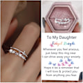 Miniatyrbilde 1 av 5: Fidget-ring til datteren min, Butterfly-ring til datteren min, Dattergave fra mor - Angstdempende ringer