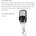 Miniatyrbillede 2 af 4: Sæt med 3 Universelle Fjernbetjeninger til Automatiske Porte Frekvens 433.92 Mhz Fast Kode, 4 Knapper til at Styre Op til 4 Døre